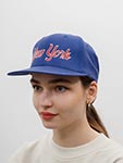 Бейсболка HOOD арт. 100-MWL005-NY066-RL New York III (синий / красный)